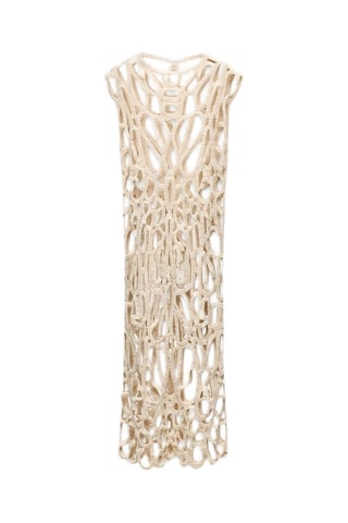 Robe midi - Beige