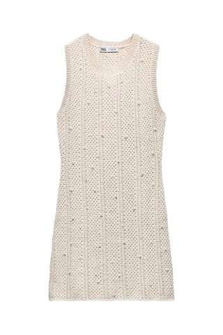 Robe droite - Ecru