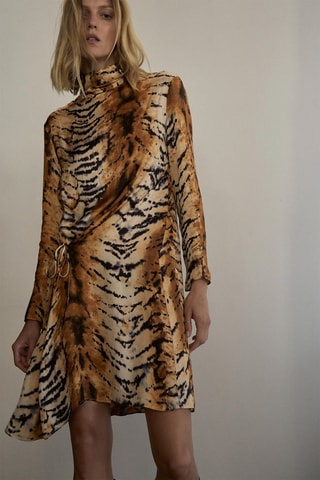 Robe droite - Marron