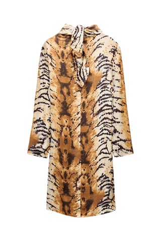 Robe droite - Marron