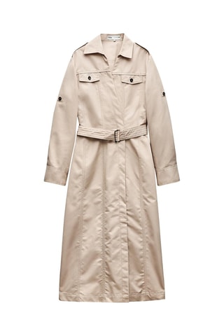 Robe chemise - Beige
