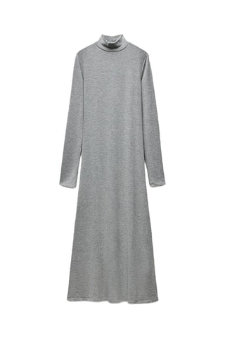 Robe longue - Gris chiné