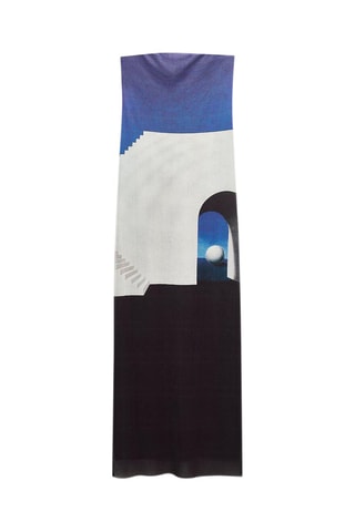 Robe bustier - Bleu marine