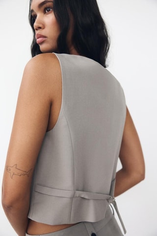 Gilet de costume - Gris clair