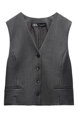 Gilet de costume - Gris foncé chiné