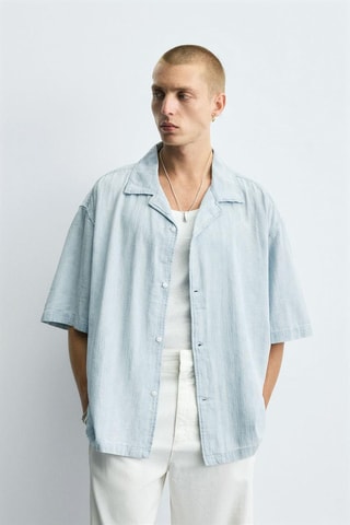 Chemise en jean - Bleu clair