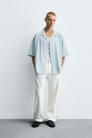 Chemise en jean - Bleu clair