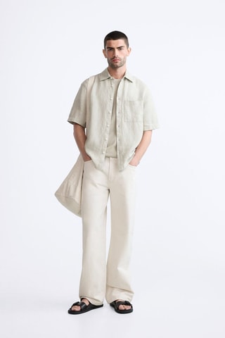 Chemise en lin - Ecru