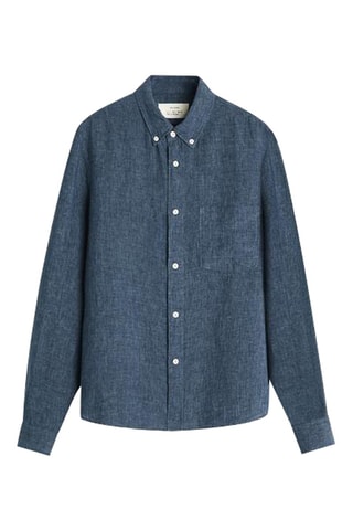 Chemise en lin - Indigo