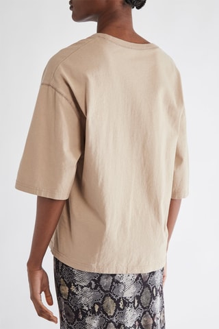 T-shirt oversize - Taupe