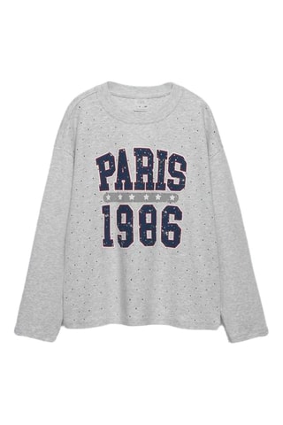 T-shirt - Gris clair
