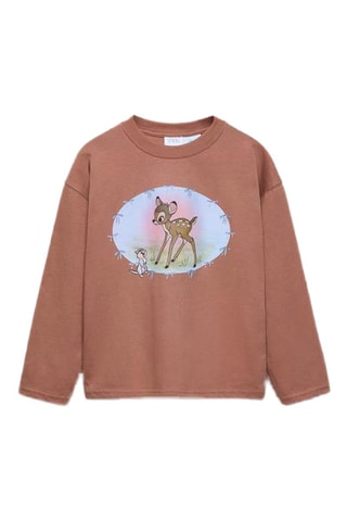 T-shirt Bambi et Panpan Bambi Disney - Saumon