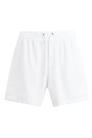 Short en lin - Blanc