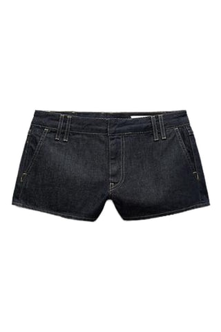 Short en jean - Noir