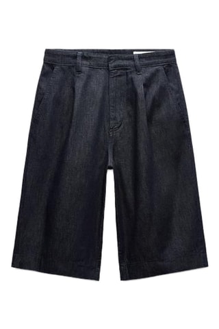 Short en jean - Bleu foncé