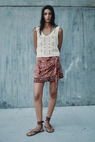 Jupe-short - Bordeaux