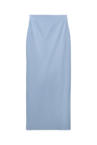 Jupe midi - Ciel