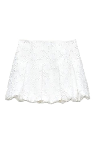 Jupe patineuse - Blanc
