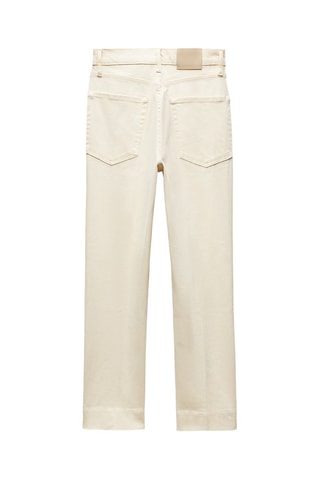 Pantalon bootcut 7/8 - Ecru