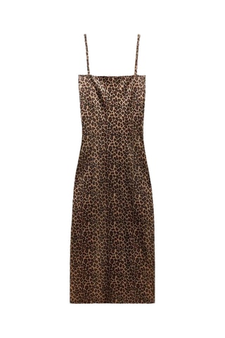 Robe midi - Marron