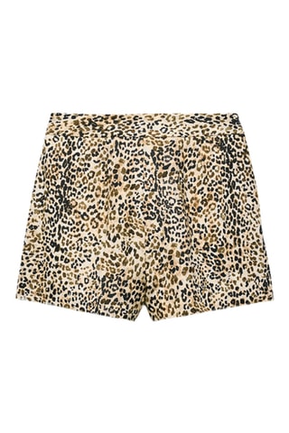 Short en lin - Beige