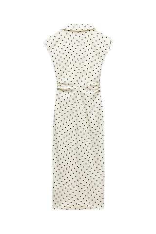 Robe chemise en lin - Ecru