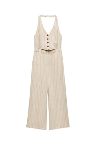 Combinaison trompe-l'œil - Beige clair