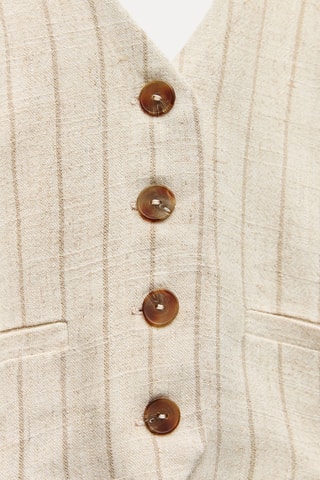 Combinaison trompe-l'œil - Beige clair