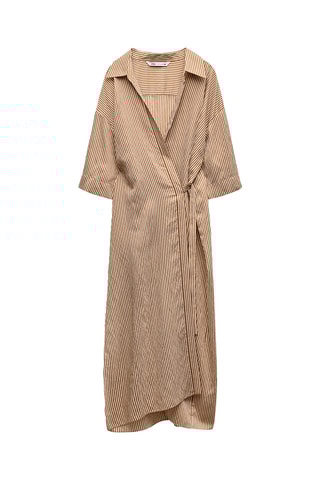 Robe portefeuille - Marron