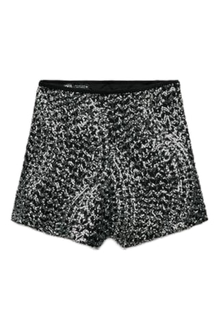 Short taille haute - Noir