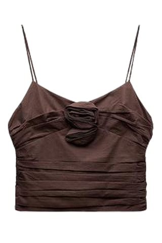 Crop top - Marron