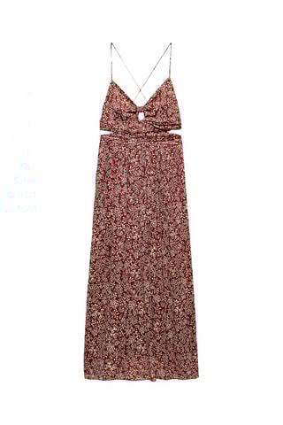 Robe midi - Bordeaux