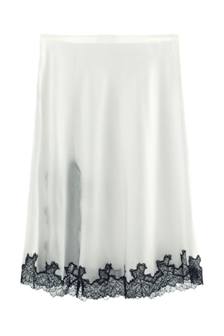 Jupe droite - Blanc