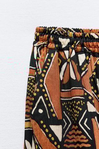 Pantalon wide legs - Marron