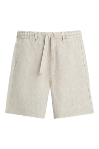 Bermuda en lin - Beige