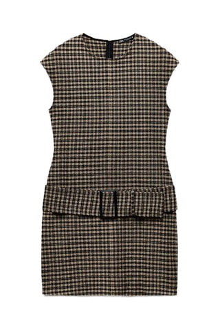 Robe droite - Marron