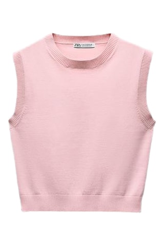 Pull sans manches - Rose