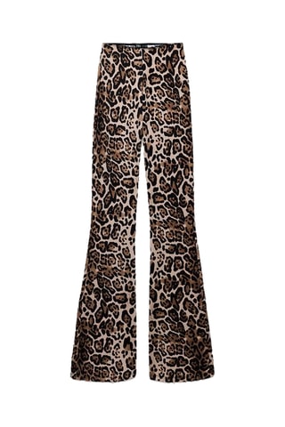 Pantalon flare - Marron