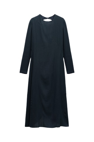 Robe midi - Bleu marine
