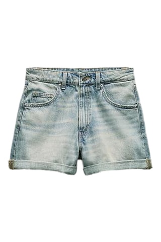 Short en jean - Ciel