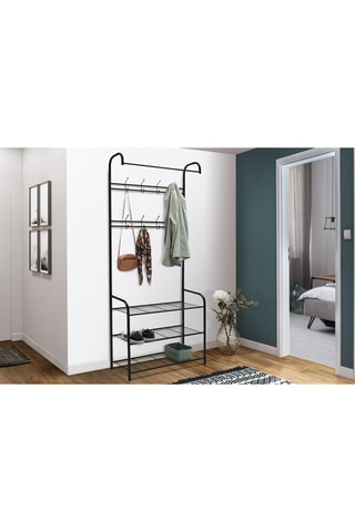 Meuble d'entrée Pasadena - 71 x 31 x 186 cm