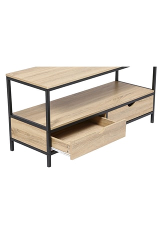 Meuble TV 2 tiroirs Memphis - 113 x 40 x 55 cm