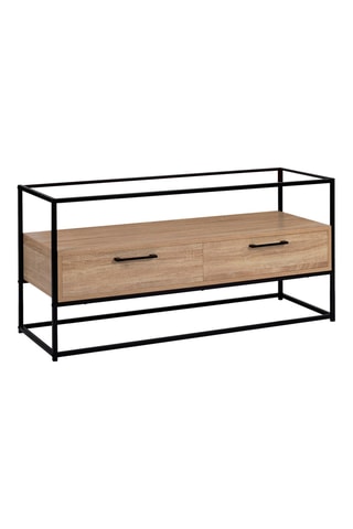 Meuble TV 2 tiroirs Siena - 113 x 40 x 55 cm