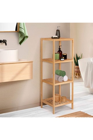 Etagère en bambou Maya - 34 x 100 x 32 cm