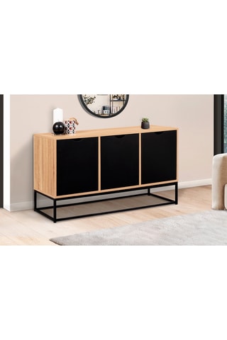 Buffet bas 3 portes Manhattan - 113 x 60 x 40 cm