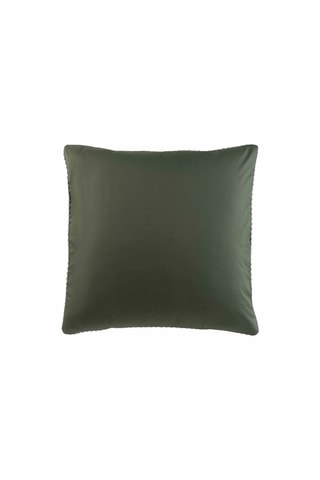 Parure de couette en percale de coton 78 fils/cm² Loumea - Kaki