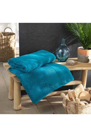 Drap de bain Tendresse Bleu canard