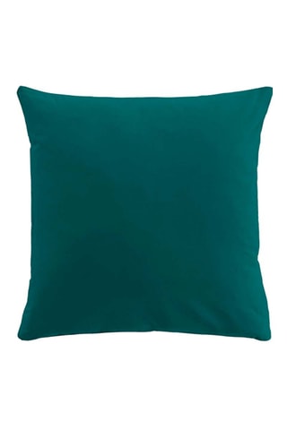 Parure de couette en coton 57 fils/cm² Linette - Pétrole