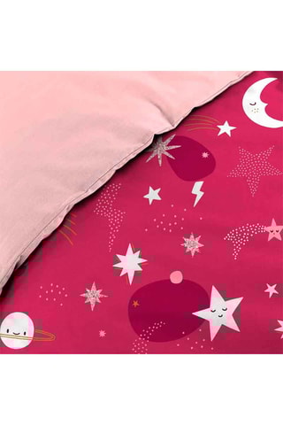Parure de couette en coton 42 fils/cm² Moonlight - Rose