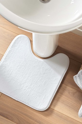 Tapis WC Vitamine Blanc - 45 x 45 cm